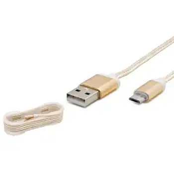 Usb Micro To Usb Şarj Ve Data Kablosu Ps4 Gamepad Uyumlu Hasır 1.5 M HD4338