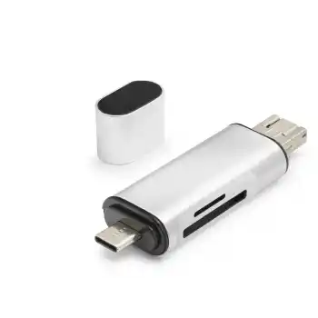 Usb Type-c Otg Kart Okuyucu Sd Microsd 480 Mbps Gri HDX7053
