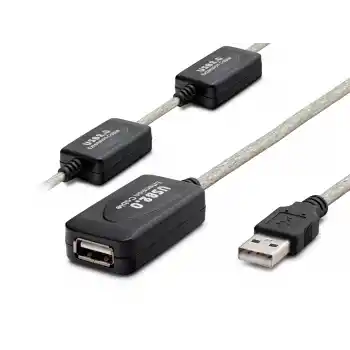 Usb Uzatma Kablosu 30 M - Silver Siyah HDX7525