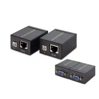 Vga Rj45 Extender Görüntü Aktarim Seti 60 M HDX1285