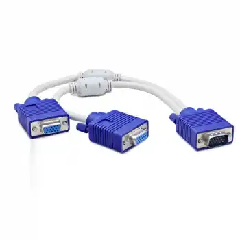 Vga To 2 * Vga F Y Kablo 30Cm Beyaz HDX7753