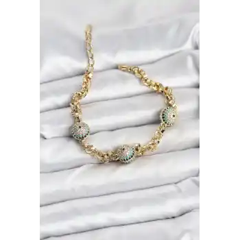 Xuping VIP Nazarlı Gold Renk Bileklik