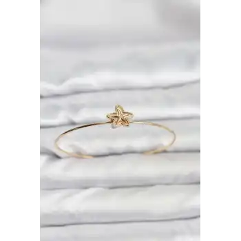 Yıldız Model Gold Renk Bileklik