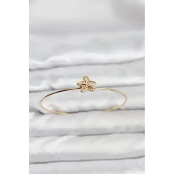 Yıldız Model Gold Renk Bileklik