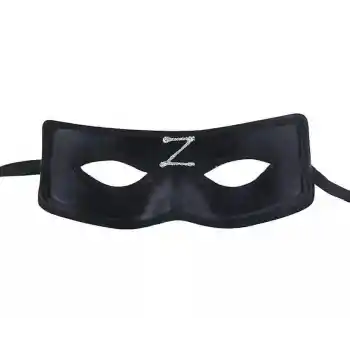 Zorro Maskesi Arkadan Lastikli Z Baskılı