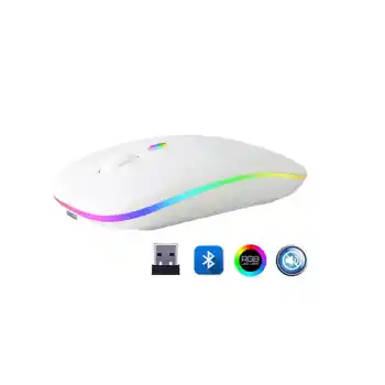ZR215 Cba100 Rgb Beyaz Şarjlı Mouse
