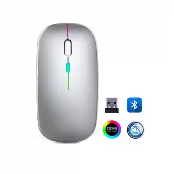 ZR215 Cba100 Rgb Gümüş Şarjlı Mouse