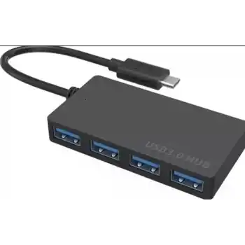 ZR424 Siyah 103U3 Type-C Usb 3.0 Hub