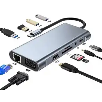 ZR44/A Type-C 11 İn 1 Gigabit Hdtv Çevirici
