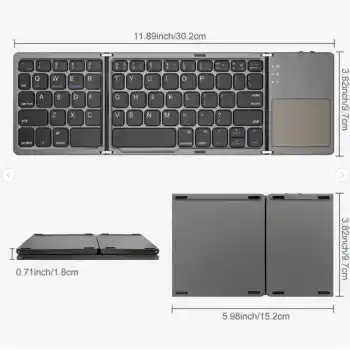 ZR443 B033 Katlanabilir Klavye