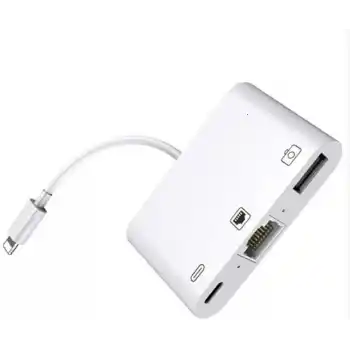 ZR461 Nk107 Lightning Çoklu Ethernet Adaptör
