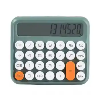 ZR741 Jn-800 Junno Yeşil Hesap Makinesi