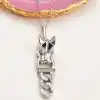 ​Gümüş Kaplan Figürlü Kadın Kolye
