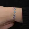 ​Gümüş Nazar Boncuklu Kadın Bileklik