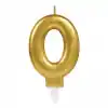 0 Rakam Mum Gold Renk