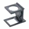 25x25 Mm Full Çelik Kaplı Katlamalı Büyüteç TH-9005B