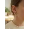 3 lü Set Küpe Gold Renk Kutup Yıldızı Model