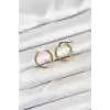 316L Çelik Gold Renk 15 mm Halka Kadın Küpe