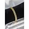 316L Çelik Gold Renk 7 mm Kalınlık Erkek Bileklik