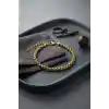 316L Çelik Gold Renk Box Zincir Model Erkek Bileklik