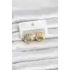 316L Çelik Gold Renk Deniz Kabuğu Model Kadın Küpe