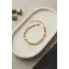 316L Çelik Gold Renk Figaro Zincir Model Erkek Bileklik