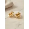 316L Çelik Gold Renk Halka Model Küpe