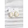 316L Çelik Gold Renk İnci Model Vintage Kadın Küpe