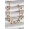 316L Çelik Gold Renk Kadın Bileklik