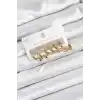316L Çelik Gold Renk Kadın Küpe Seti