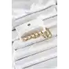316L Çelik Gold Renk Kadın Küpe Seti