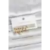 316L Çelik Gold Renk Kadın Küpe Seti