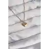 316L Çelik Gold Renk Kalp Model Love Kolye