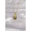 316L Çelik Gold Renk Karışık Mineli El Figür Tarot Kolye