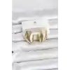 316L Çelik Gold Renk Midye Model Kadın Küpe