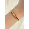 316L Çelik Gold Renk Oval Figürlü Bileklik