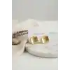 316L Çelik Gold Renk Ters Bombe Model Küpe