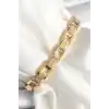 316L Çelik Gold Renk Unisex Bileklik