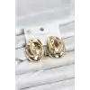 316L Çelik Gold Renk Vintage Model Kadın Küpe