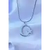 316L Çelik Gümüş Renk Ay Yıldız Model Unisex Kolye