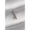 316L Çelik Gümüş Renk Çivi Model Piercing