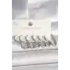 316L Çelik Gümüş Renk Kalp Model Kadın Küpe Seti
