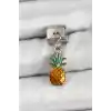 316L Çelik Sallantılı Ananas Model Gümüş Renk Nomination Charm