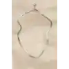 316L Çelik Silver Renk 45 cm İtalyan Zincir Model Kadın Kolye
