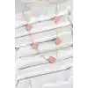 316L Çelik Zincir Gold Pembe Renk Yonca Kadın Kolye