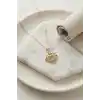316L Çelik Zincir Gold Renk Crown Model Kolye