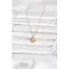 316L Çelik Zincir Gold Renk Kanatlı Kalp Model Kadın Kolye