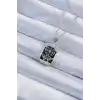 316L Çelik Zincir Gümüş Renk İşlemeli Siyah Mineli Tarot Kolye
