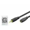 3.5 Mm Aux Uzatma Kablosu 3 M - Siyah HDX1019
