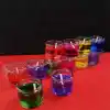 6 lı Jel Renkli Mum